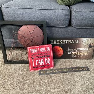 Assorted Sports Signs